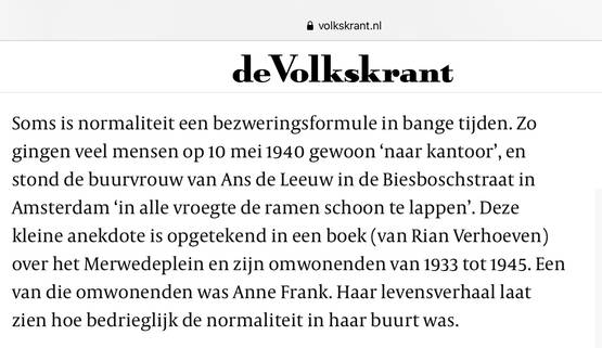 De Volkskrant (opiniepagina) De Volkskrant (opiniepagina)
