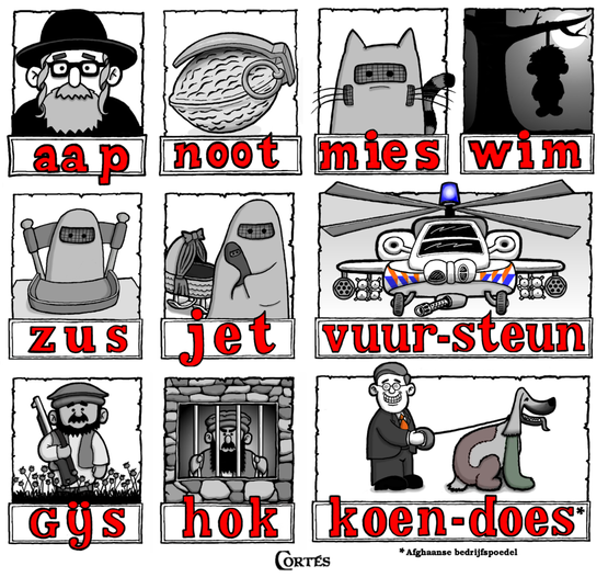 Cortoon uit de oude Duz!