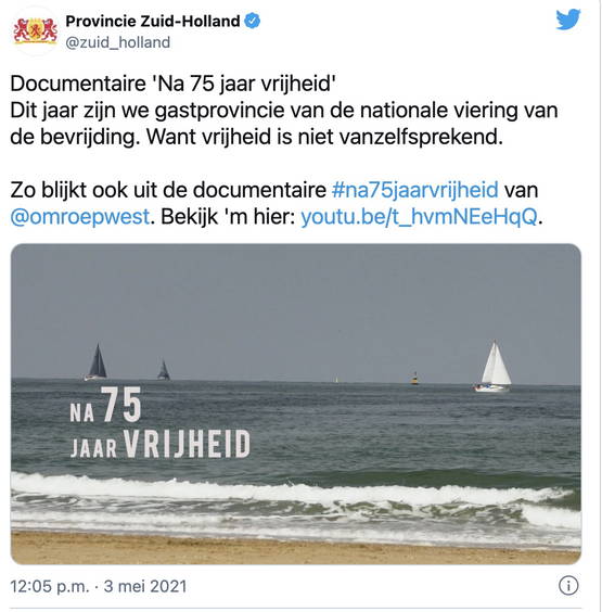 NPO: "Vrijheid is niet vanzelfsprekend"