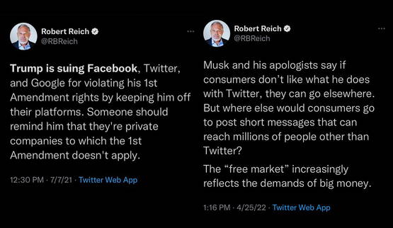 De liberal cope in twee tweets De liberal cope in twee tweets