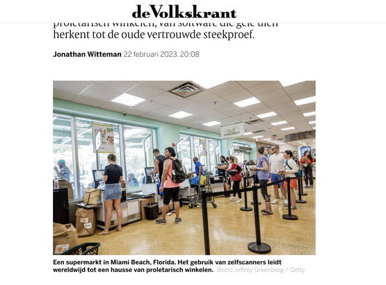 De Volkskrant koos voor 'Amerikanen'