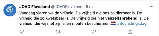 NPO: "Vrijheid is niet vanzelfsprekend"