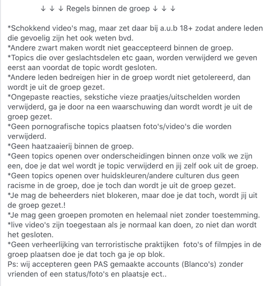 LOL. Huisregels Facebookgroep 'Marokkanen Bijeen' LOL. Huisregels Facebookgroep 'Marokkanen Bijeen'