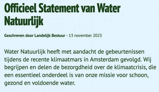 Jezus wat een ambtenarentaal zijn jullie van de waterschappen ofzo?