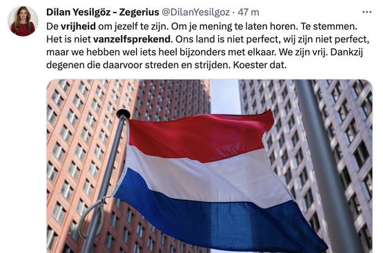 Vrijheid is niet vanzelfsprekend