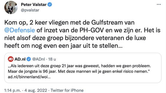 VVD-portefeuillehouder defensie