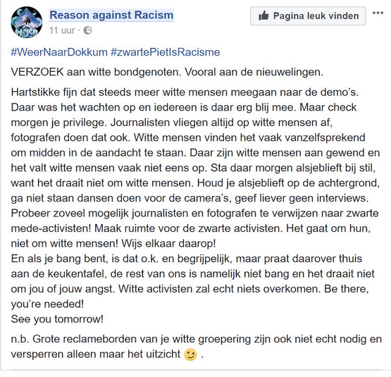 Opgepast witmensen. Ga niet dansen in Dokkum!