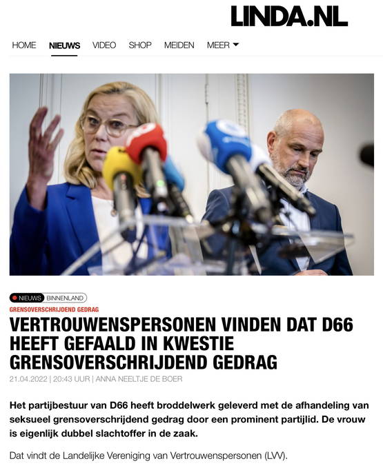 Kaag over Hamer: