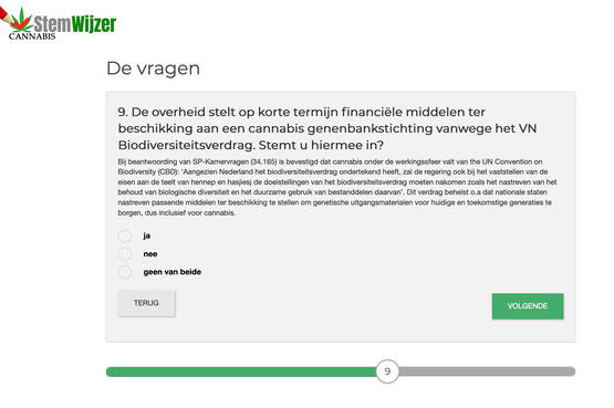 5. De Cannabis Stemwijzer