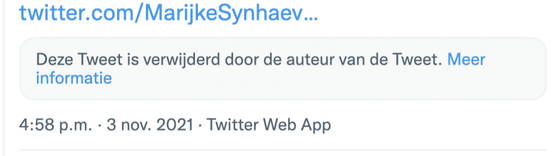 En alweer foetsie... En alweer foetsie...