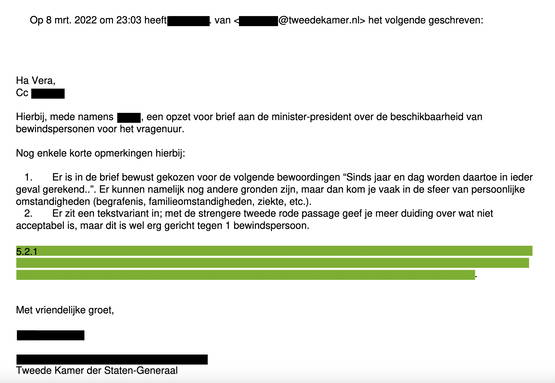 Eerste mail