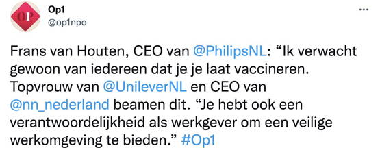 Unilever, Philips en Nationale Nederlanden waarschuwen allochtonen nog 1 keer