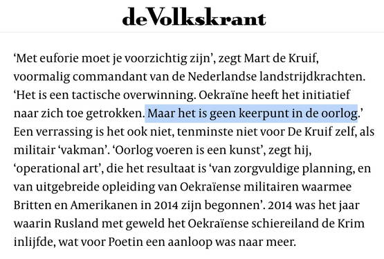 Volkskrant: NEE