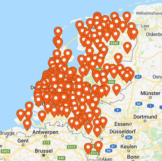 Plaatje. Aantal voedselbanken in Nederland