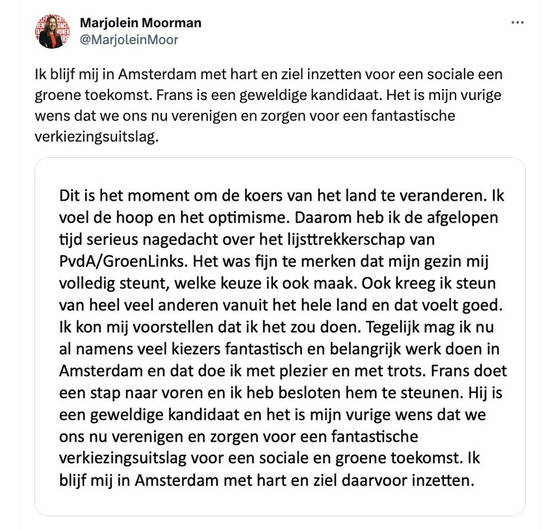 "Verdomme had ik net mijn man zover, pakt een oude witte kerel mijn baantje af"