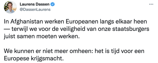 Overste Dassen (VOLT) in de voorste linies