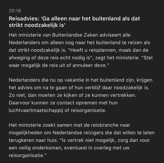 PS2. Reisadvies NL