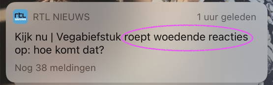 Het RTL PUSHBERICHT over hun repo