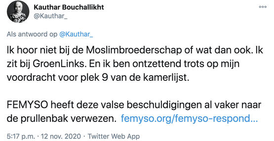 De tweet (die niet spreekt over het gedachtegoed)