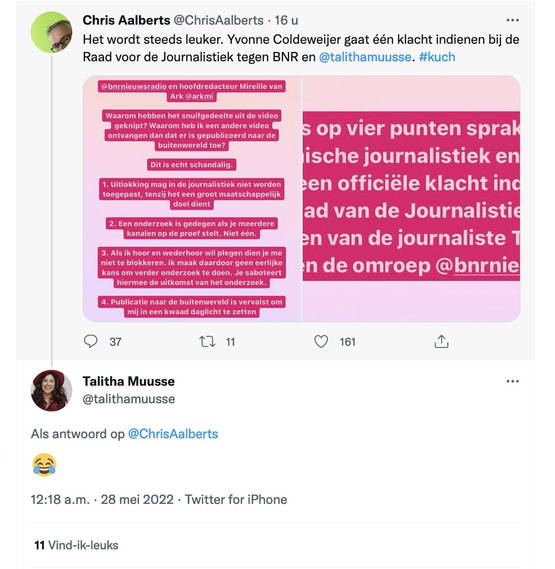 Inhoudelijke reactie Talitha Muusse