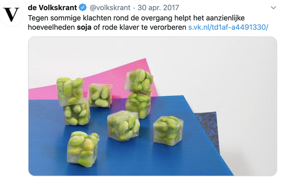 Schuld van Volkskrant-lezeressen in de overgang