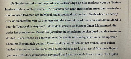 Zomaar twee passages uit Brenda's nieuwe boek