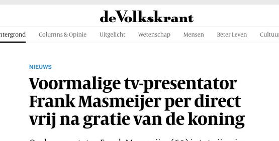 VOLKSKRANT WAT DOET U NU