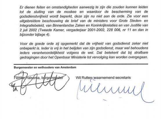 Haathut Tawheed mag gewoon open blijven Haathut Tawheed mag gewoon open blijven