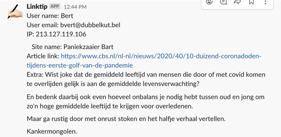 De Linktips. Altijd gezellig