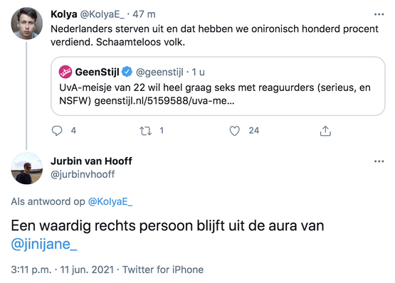 We hadden een kandidaat (tweet verwijderd)