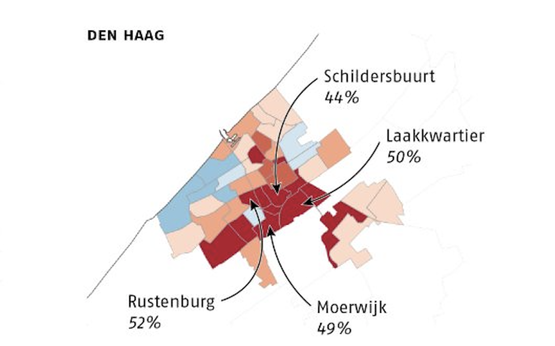 DenHagistan. Je ziet Rutte fietsen