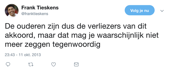 4- Maar dat mag je niet meer zeggen tegenwoordig