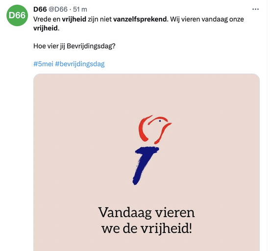 Vrijheid is niet vanzelfsprekend