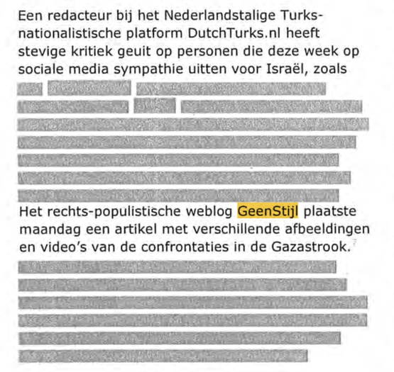 Beelden uit Gaza. "Rechts-populistisch"