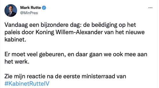 De koek raakt op