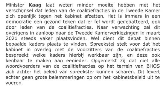 Ook 10 mei: Kaag was niet in Niger, maar maakte een terecht punt