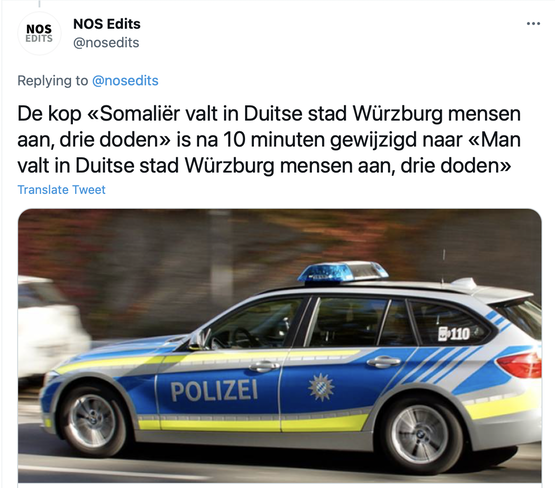 NOS krabt stickers van jihadistenpaspoort