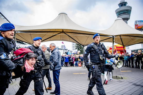 Toch eventjes gevlogen, op Schiphol