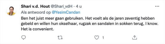 Stiekem de beste reactie?