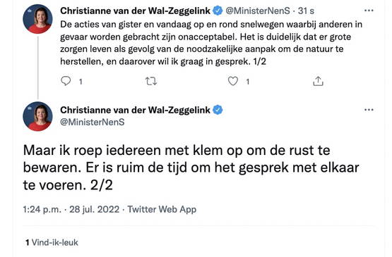 UPDATE - Van der Wal slechts (!) twee (!) tweets uit Curaçao