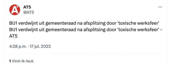 Kalm aan AT5