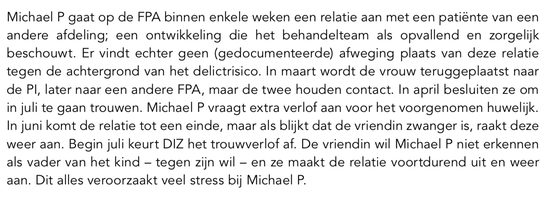 Relatie medepatiënt Relatie medepatiënt