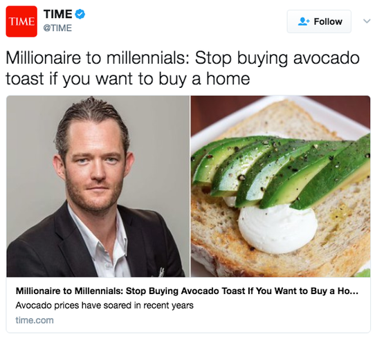 Gurner was in 2017 ook nog de oorspronkelijke Avocado Guy