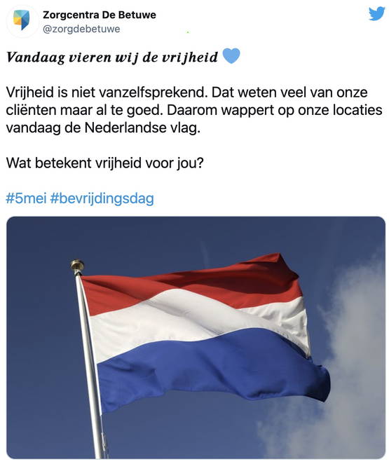 NPO: "Vrijheid is niet vanzelfsprekend"