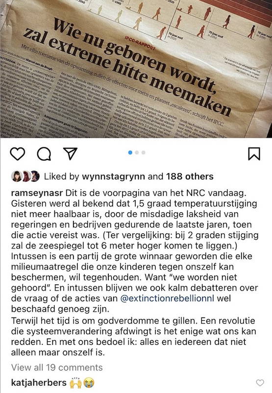 Ramsey Nasrs post = Orthopraxie, gericht tot de gemeenschap, niet tot 'god'