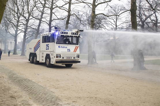 Gewoon deze dus. (Coronademonstratie 23 januari 2022, Brussel)