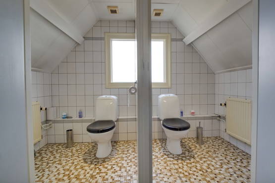 Gescheiden toiletten. Hier wel.