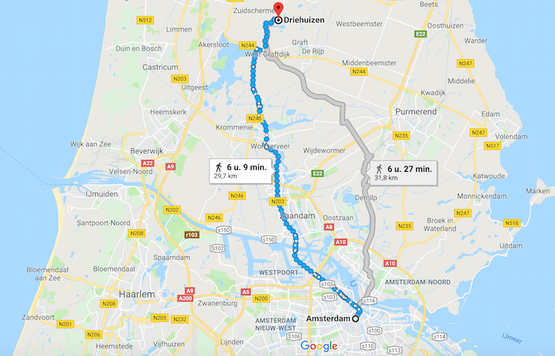 Wandelen kan ook. Dan wel om 04:00 uur starten