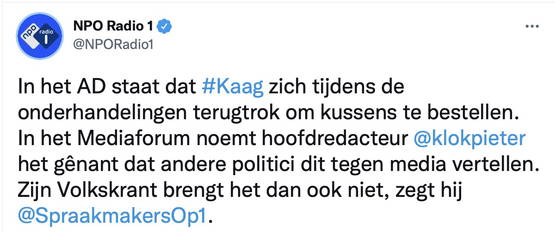 P. Klok legt de ziel van de Volkskrant uit