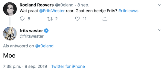 De laatste tweet die alles zag